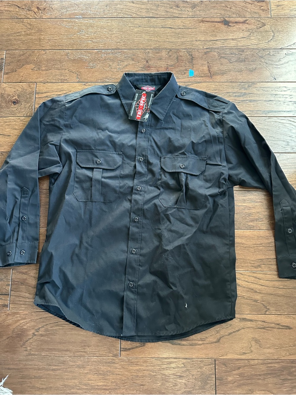 Tru-Spec All-Season Tactical Black Men's Button-Down Shirt